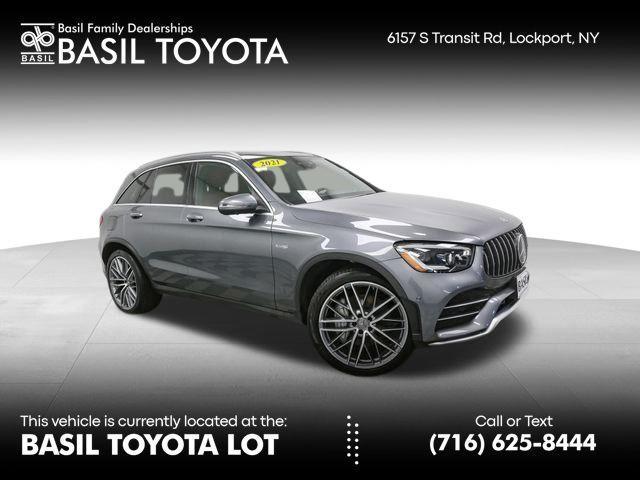 used 2021 Mercedes-Benz AMG GLC 43 car, priced at $40,987