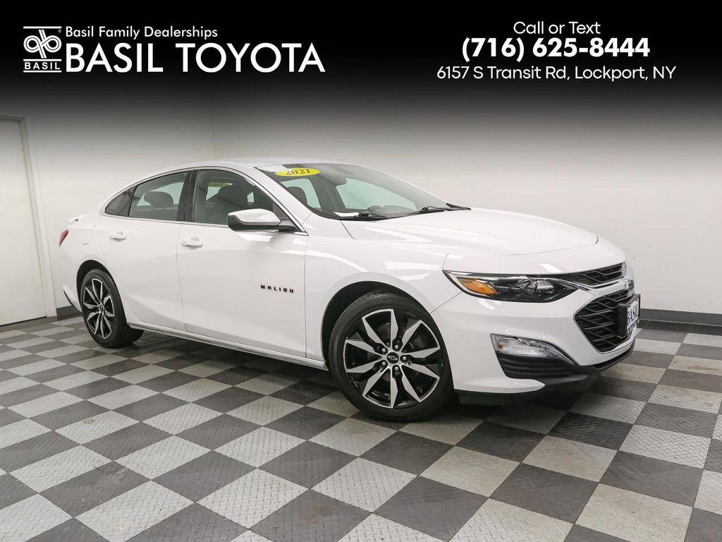 used 2021 Chevrolet Malibu car, priced at $16,999