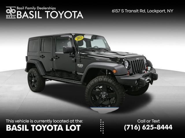 used 2012 Jeep Wrangler Unlimited car, priced at $39,999