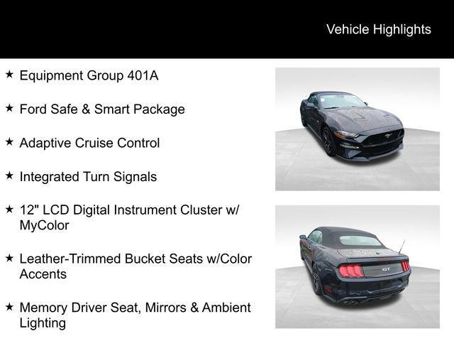 used 2021 Ford Mustang car, priced at $44,265