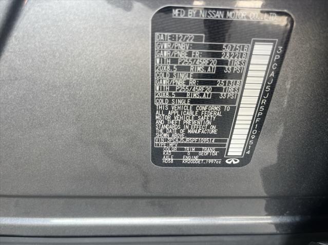 used 2023 INFINITI QX55 car, priced at $32,009