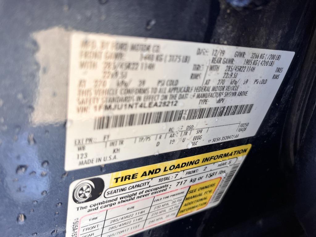 used 2020 Ford Expedition car, priced at $34,525