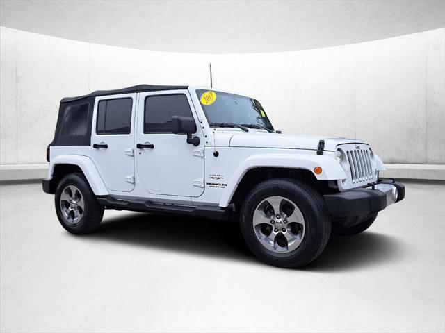 used 2017 Jeep Wrangler Unlimited car, priced at $25,991