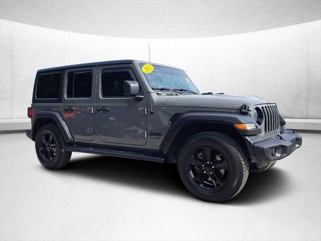 used 2021 Jeep Wrangler Unlimited car, priced at $29,991