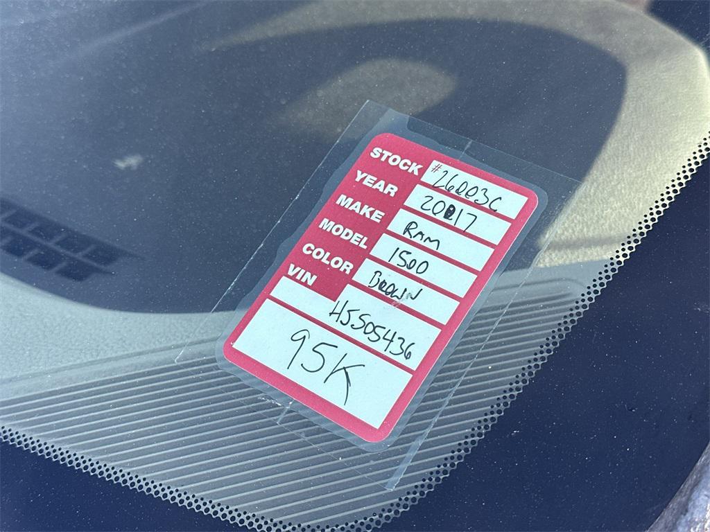 used 2017 Ram 1500 car, priced at $19,991