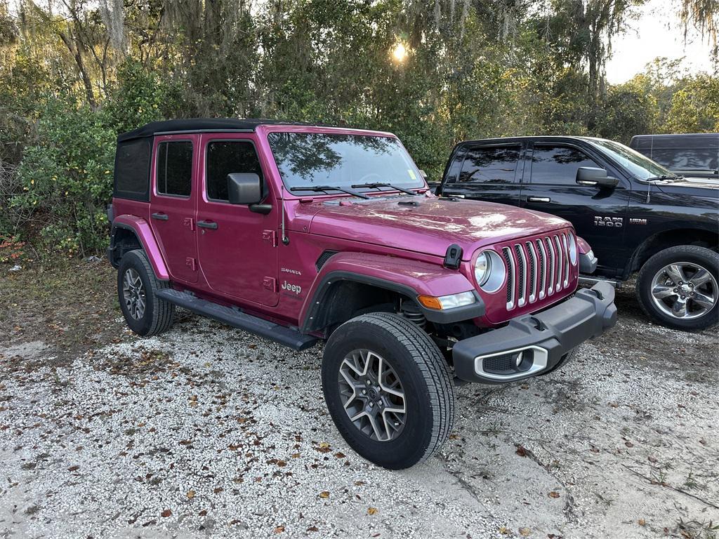 used 2021 Jeep Wrangler Unlimited car, priced at $32,991