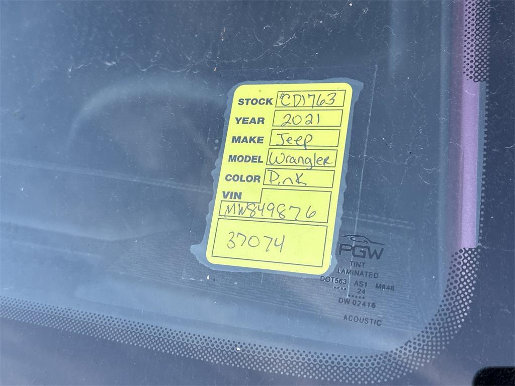 used 2021 Jeep Wrangler Unlimited car, priced at $32,991