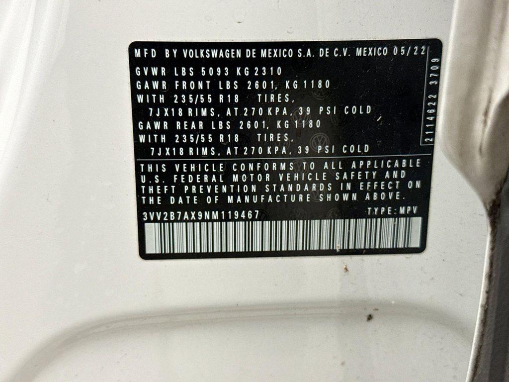 used 2022 Volkswagen Tiguan car, priced at $22,397