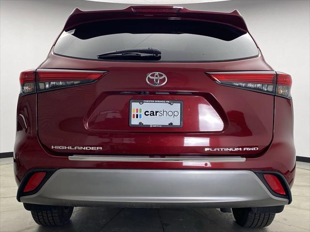 used 2021 Toyota Highlander car, priced at $37,099