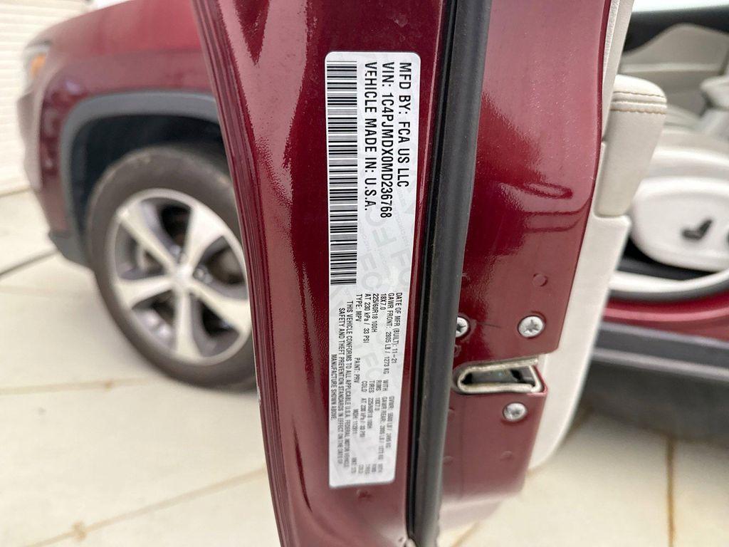 used 2021 Jeep Cherokee car, priced at $24,799