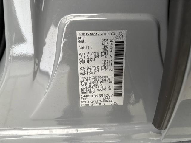 used 2023 Nissan Frontier car, priced at $38,199