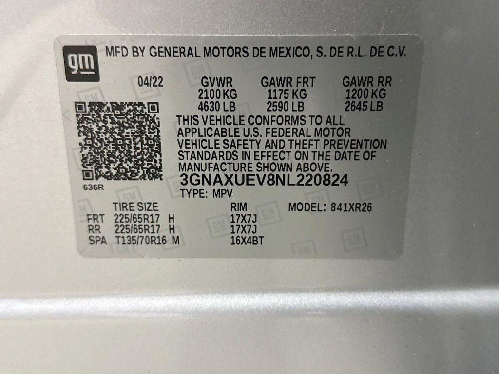 used 2022 Chevrolet Equinox car, priced at $22,700