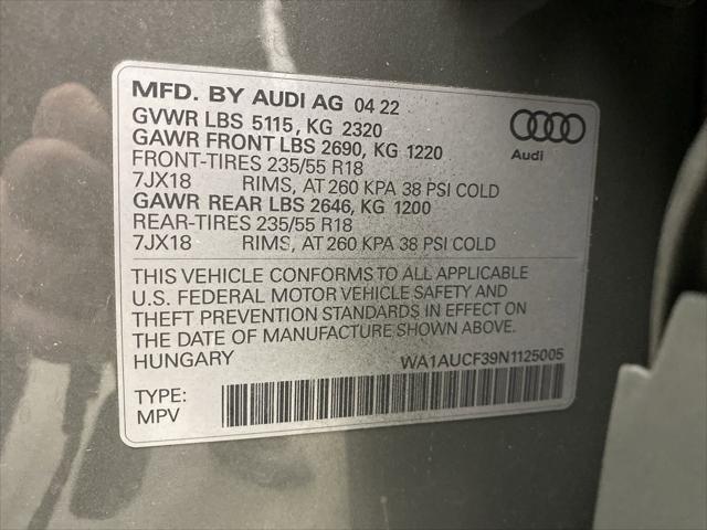 used 2022 Audi Q3 car, priced at $27,398