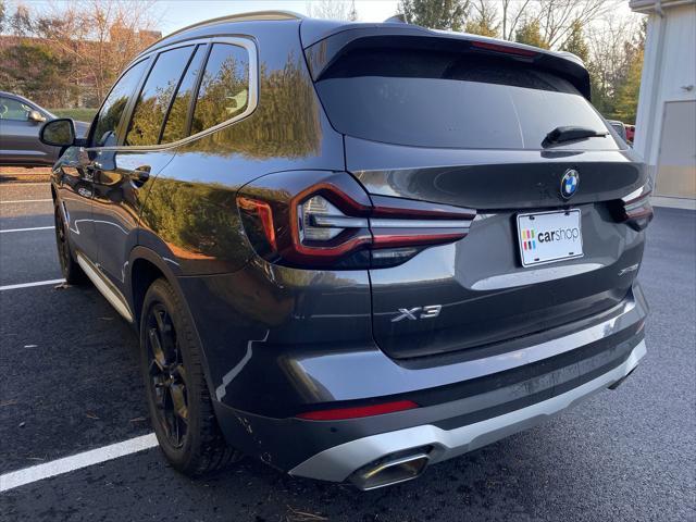 used 2022 BMW X3 car, priced at $31,800