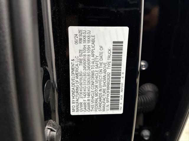 used 2024 Honda Ridgeline car, priced at $41,299