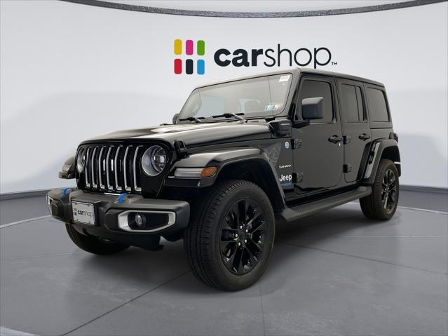 used 2022 Jeep Wrangler Unlimited 4xe car, priced at $32,197