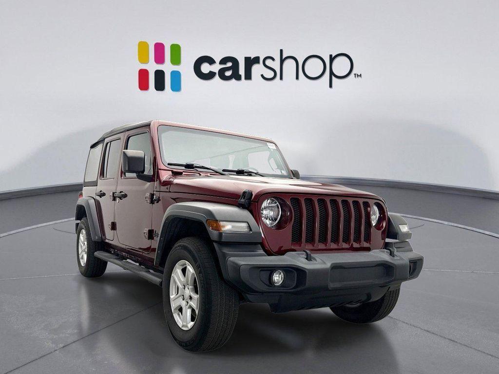 used 2021 Jeep Wrangler Unlimited car, priced at $31,699