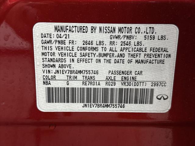 used 2021 INFINITI Q50 car, priced at $28,600