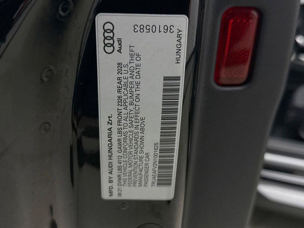 used 2022 Audi TT car, priced at $36,697