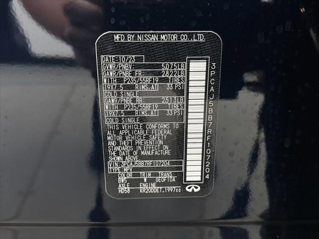 used 2024 INFINITI QX50 car, priced at $39,000