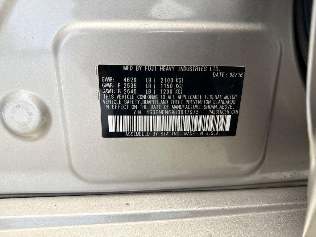 used 2017 Subaru Legacy car, priced at $19,949