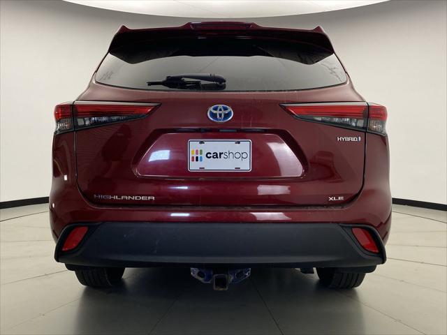 used 2021 Toyota Highlander Hybrid car, priced at $38,599