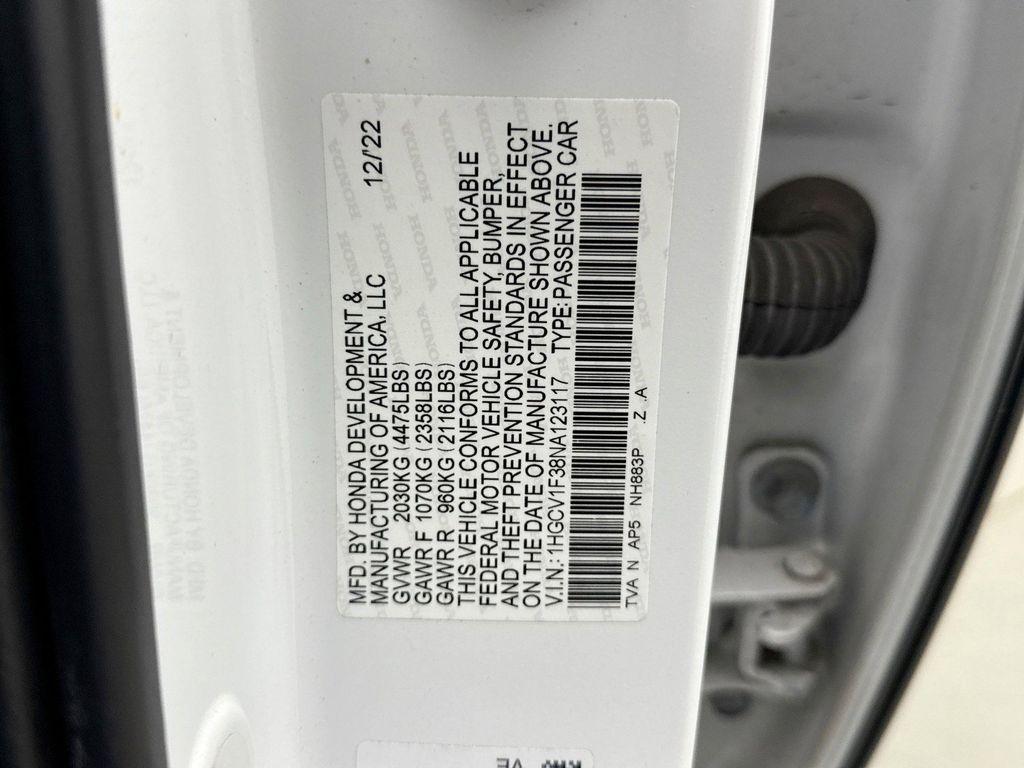 used 2022 Honda Accord car, priced at $24,899