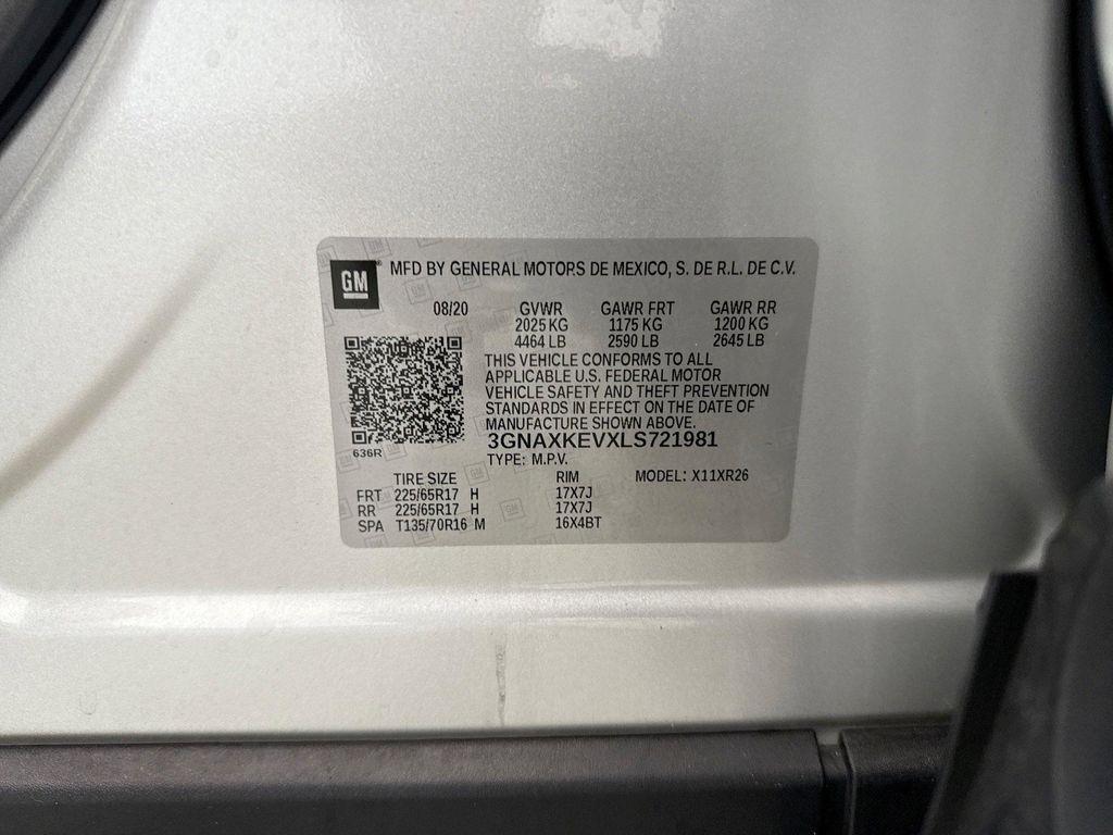 used 2020 Chevrolet Equinox car, priced at $17,148