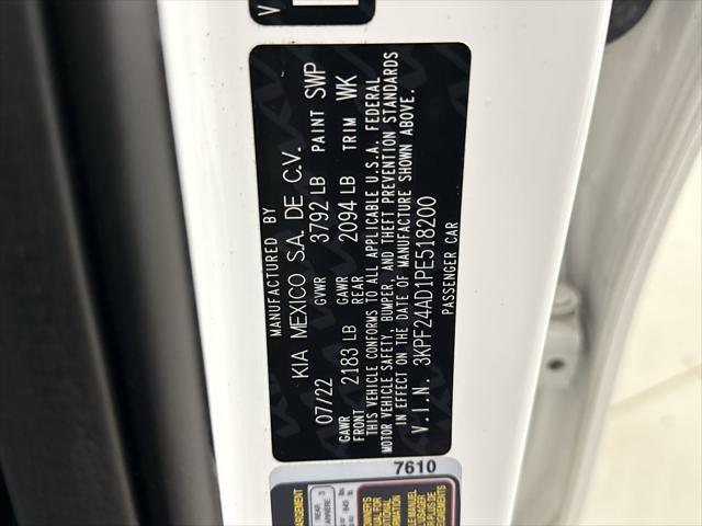 used 2023 Kia Forte car, priced at $19,199