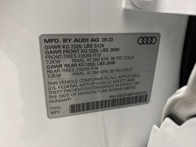 used 2024 Audi Q3 car, priced at $41,198