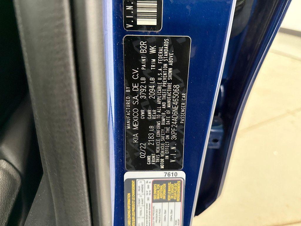 used 2022 Kia Forte car, priced at $18,799