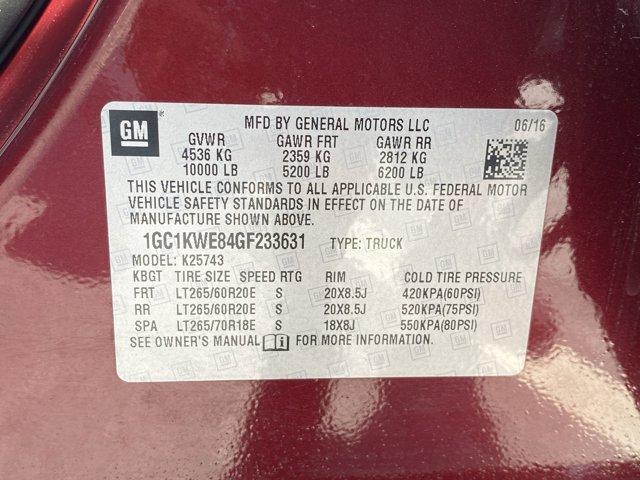 used 2016 Chevrolet Silverado 2500 car, priced at $44,450