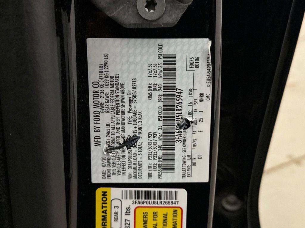 used 2020 Ford Fusion car, priced at $17,749