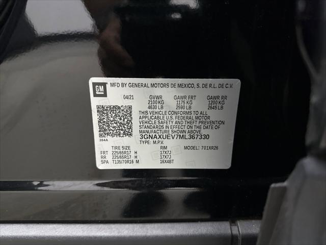 used 2021 Chevrolet Equinox car, priced at $22,198