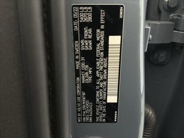 used 2022 Volvo XC60 car, priced at $36,399