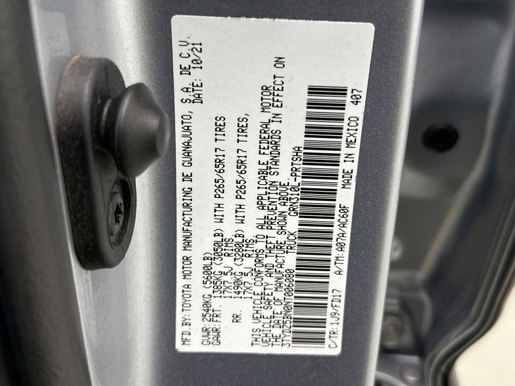 used 2022 Toyota Tacoma car, priced at $37,199