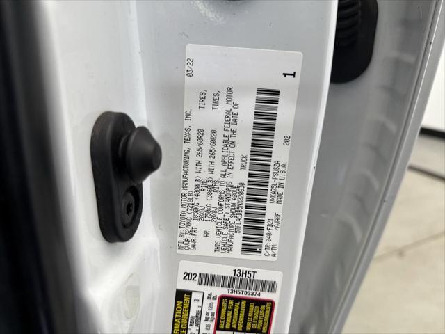 used 2022 Toyota Tundra car, priced at $43,600