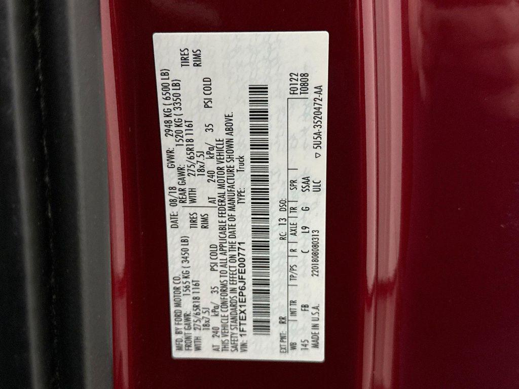 used 2018 Ford F-150 car, priced at $23,748