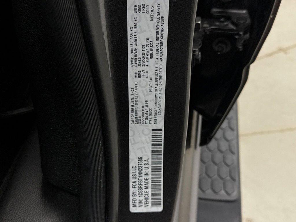used 2022 Ram 1500 car, priced at $34,999