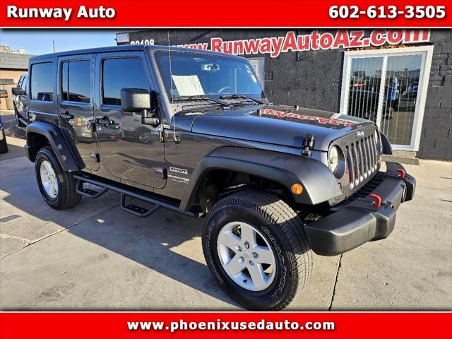 used 2018 Jeep Wrangler JK Unlimited car, priced at $21,277