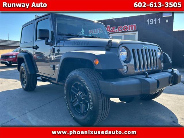 used 2018 Jeep Wrangler JK car, priced at $18,888