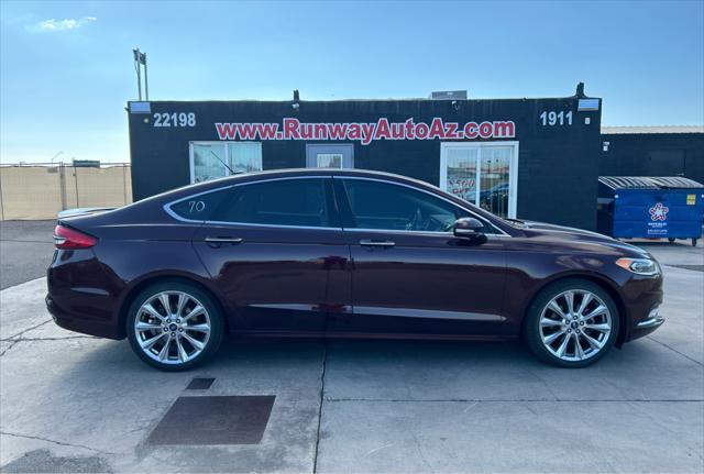 used 2017 Ford Fusion car, priced at $10,988