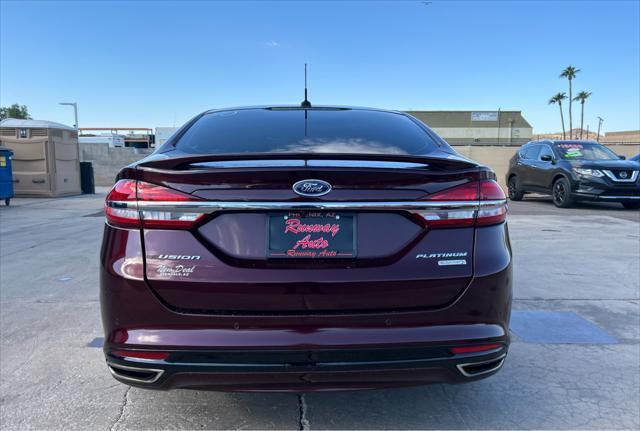 used 2017 Ford Fusion car, priced at $10,988