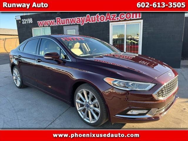 used 2017 Ford Fusion car, priced at $11,277