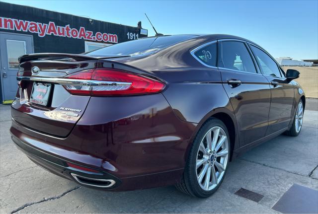 used 2017 Ford Fusion car, priced at $10,988