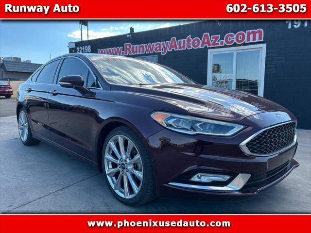 used 2017 Ford Fusion car, priced at $10,988