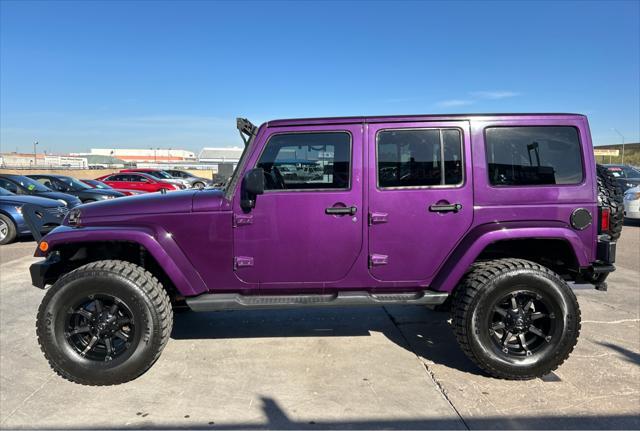 used 2012 Jeep Wrangler Unlimited car, priced at $16,988