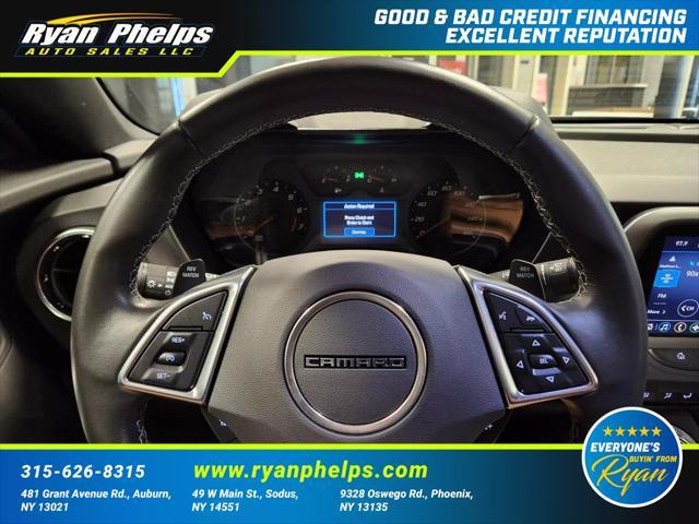 used 2021 Chevrolet Camaro car, priced at $35,995