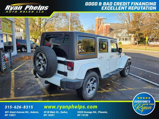 used 2016 Jeep Wrangler Unlimited car, priced at $23,655