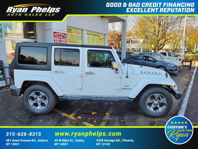 used 2016 Jeep Wrangler Unlimited car, priced at $23,655